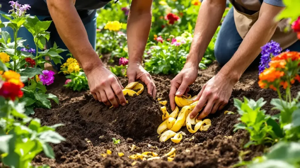 Die verblüffenden Ergebnisse deutscher Gärtner, die Bananenschalen in ihrem Garten vergraben