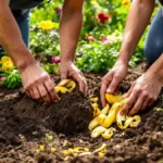 Die verblüffenden Ergebnisse deutscher Gärtner, die Bananenschalen in ihrem Garten vergraben